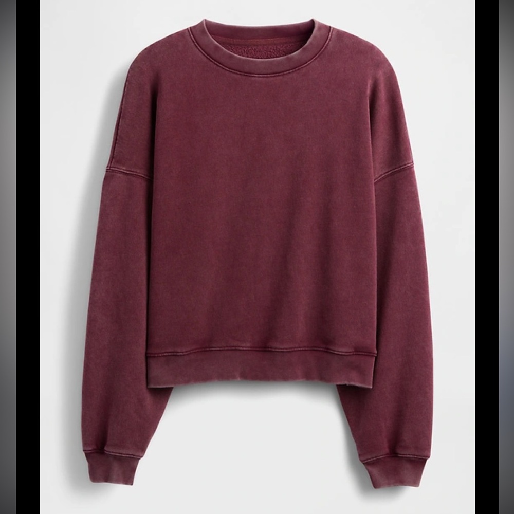 GAP Kids Burgundy Crewneck Sweater